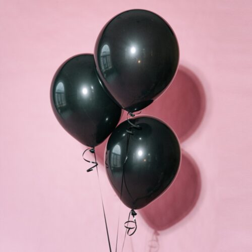 Black Balloons Set