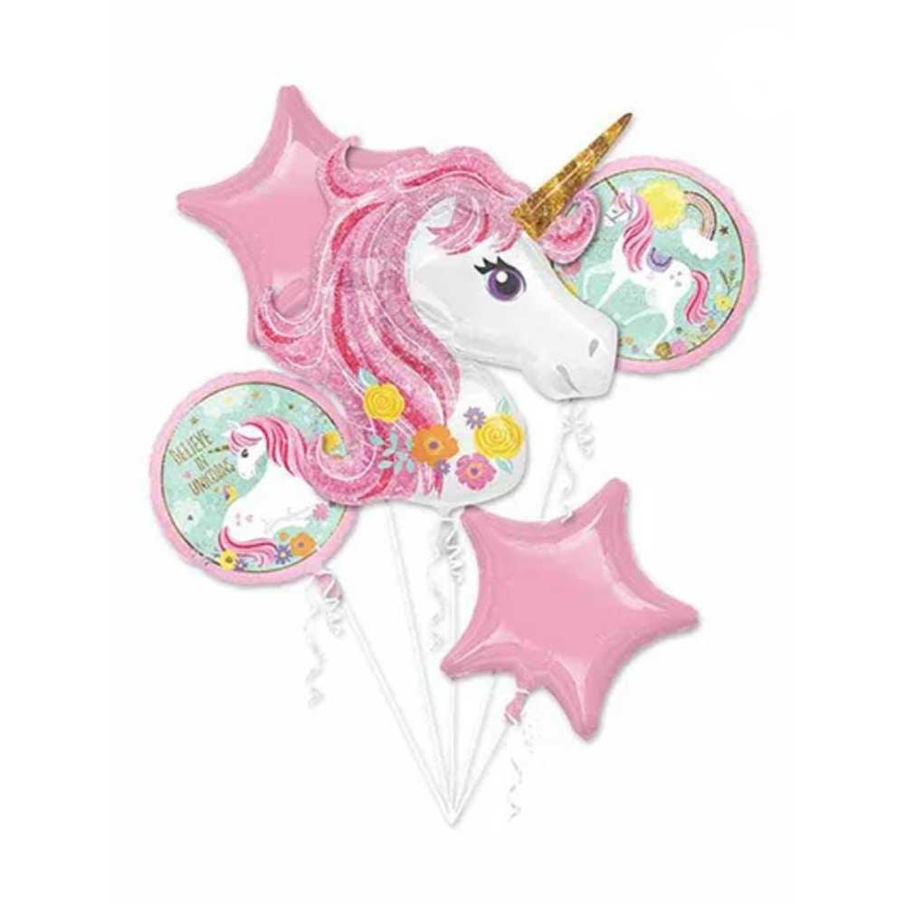 Unicorn Balloons Set By Black Petals Flowers Shop Dubai