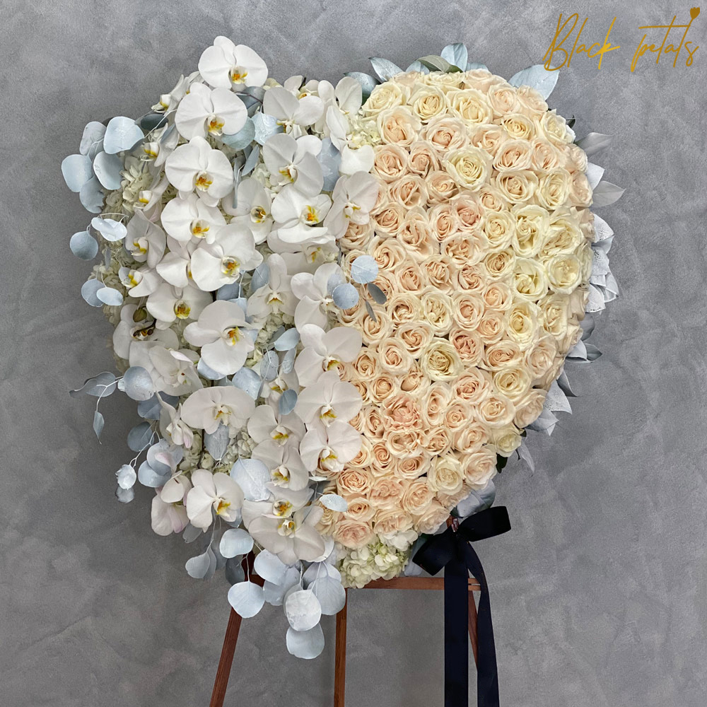 Heart and Orchids BP Sympathy