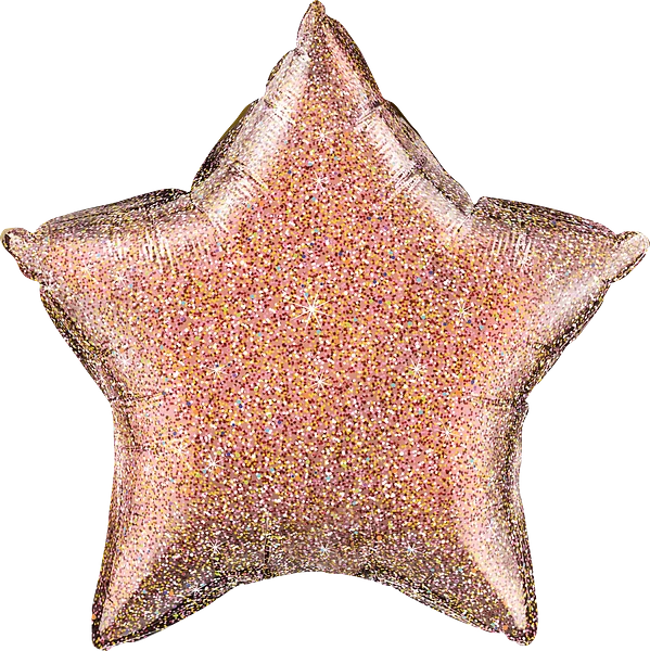 Glittergraphic Rose Gold Balloon By Black Petals Flower Shop Dubai