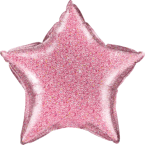 Glittergraphic Pink Balloon By Black Petals Flower Shop Dubai