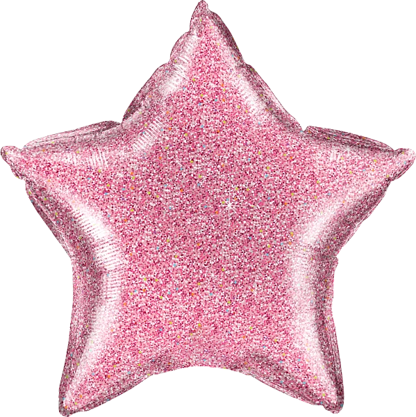 Glittergraphic Pink Balloon By Black Petals Flower Shop Dubai