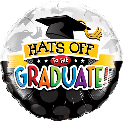 Hats Off To The Graduate Balloon By Black Petals Flowers Shop Dubai