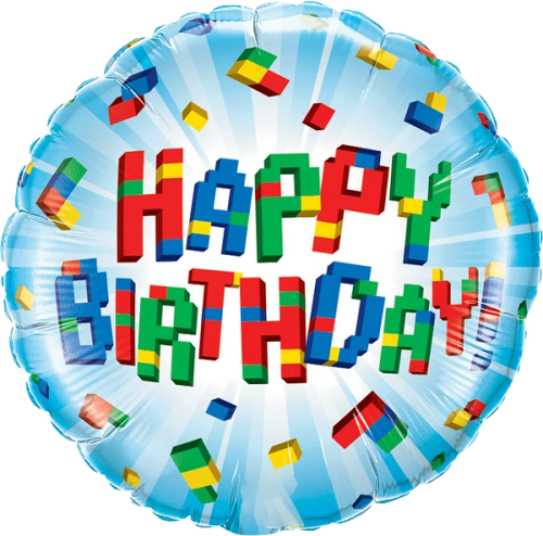 Birthday Exploding Blocks