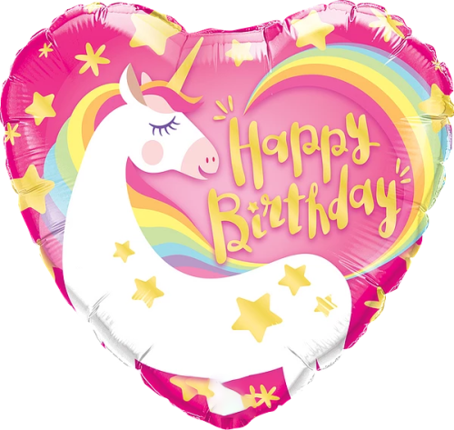 Birthday Magical Unicorn Balloon